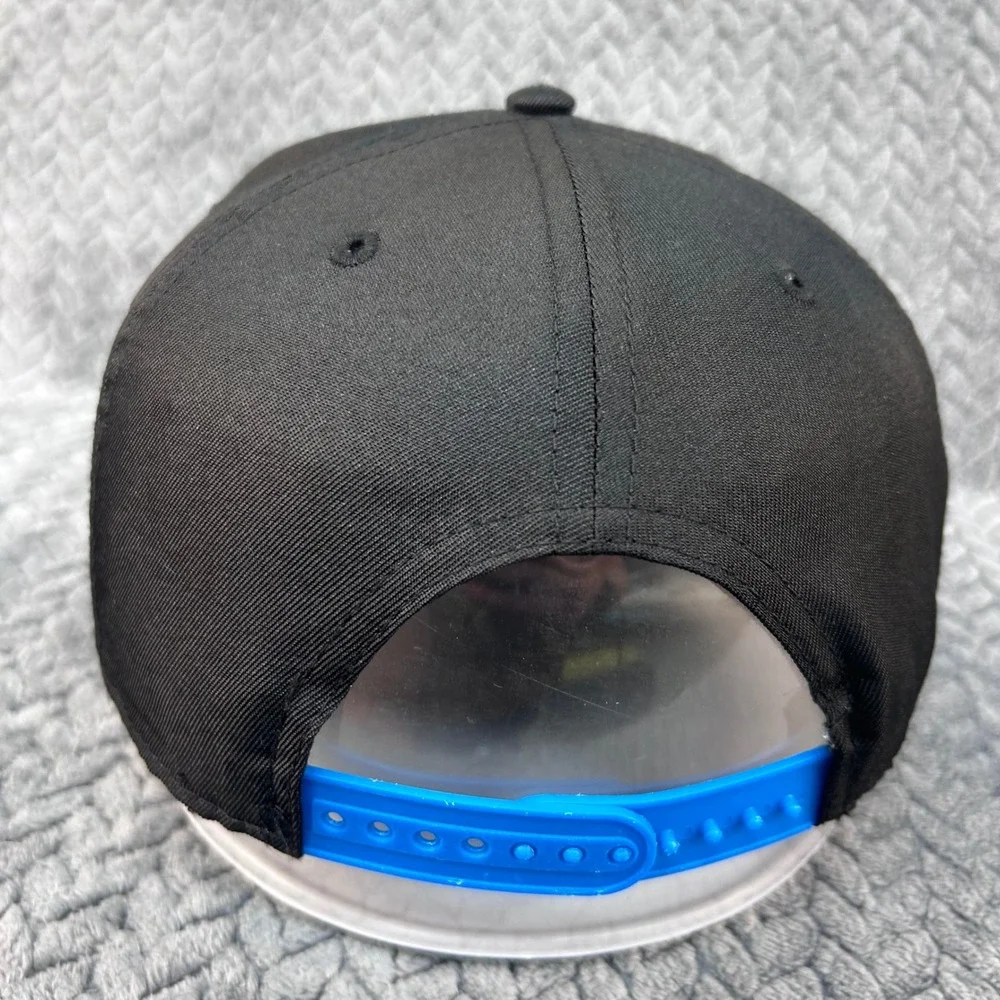 Sonic Running Patch Kids Black Sonic The Hedgehog Snapback Hat Checkered OSFM